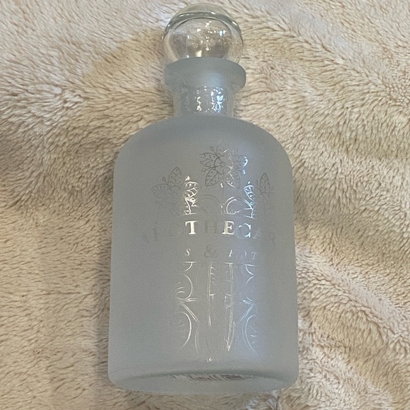 Other - "APOTHECARY Herbs & Potions" Frosted Glass Decanter Halloween Decor NWT